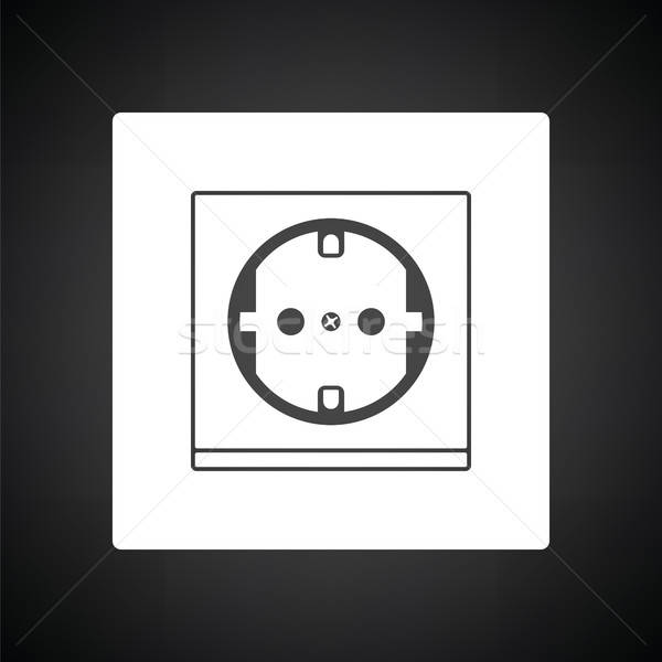 600x600 Europe Electrical Socket Icon Vector Illustration Pavel