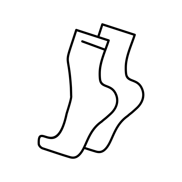 640x640 Socks Icon For Your Project, Socks, Winter, Clothes Png And Vector