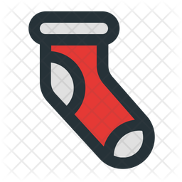256x256 Socks Icon Of Colored Outline Style