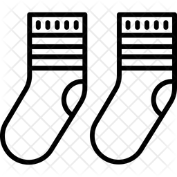 256x256 Socks Icon Of Line Style