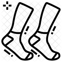 256x256 Winter Socks Icon Of Line Style
