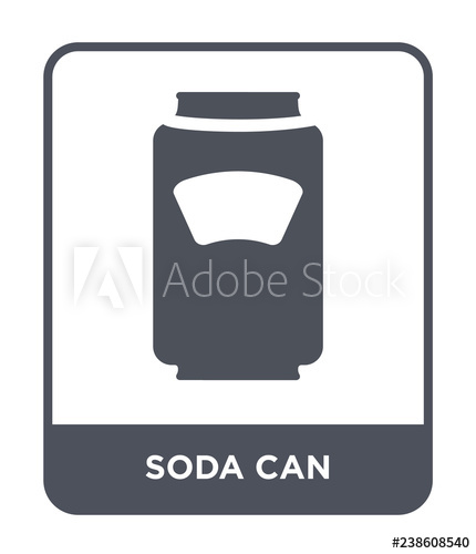 430x500 Soda Can Icon Vector