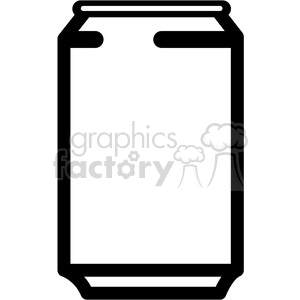 300x300 Soda Can Icon With No Label And No Tab Clipart Royalty Free Gif