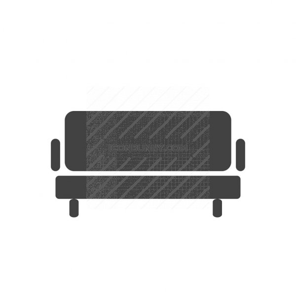 600x600 Sofa Glyph Icon