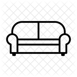 256x256 Sofa Icon Of Line Style