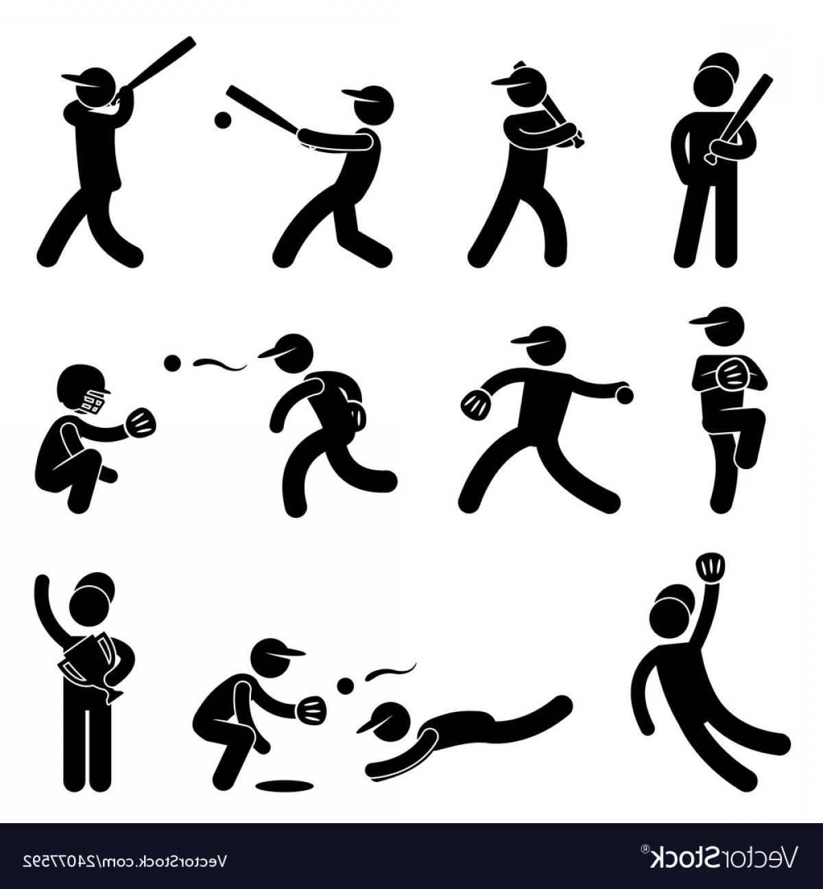 1200x1296 Baseball Softball Swing Pitcher Champion Icon Vector Handandbeak
