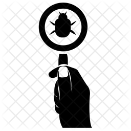 256x256 Software Bug Icon Of Glyph Style
