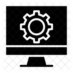 256x256 Software Engineer Icon Of Glyph Style