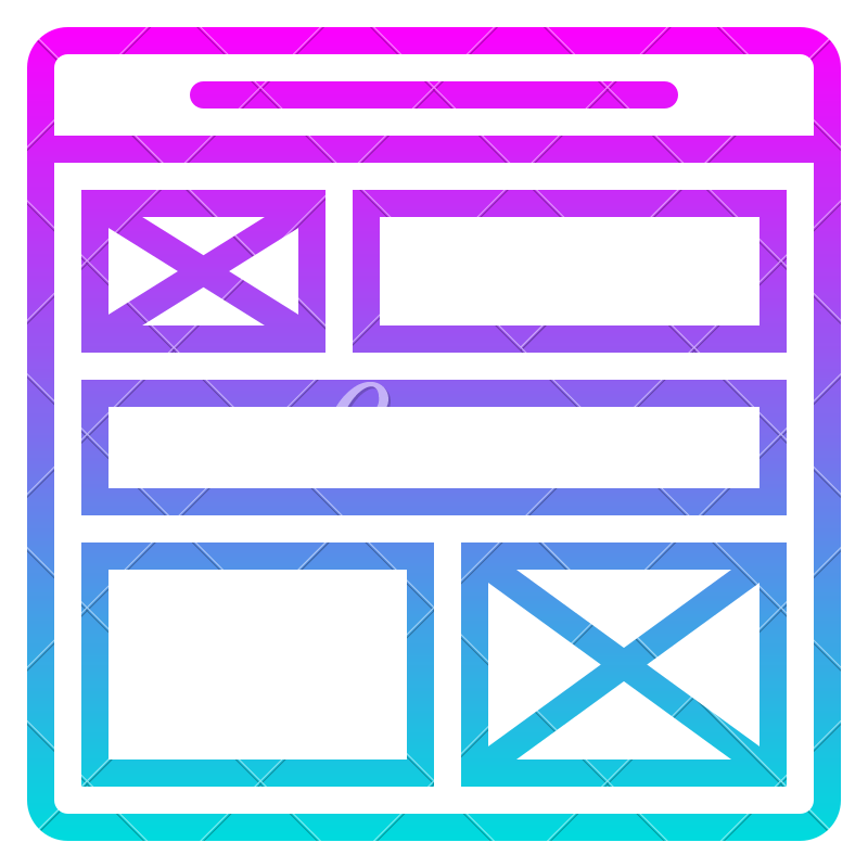 800x800 Wireframe Structure Mockup Software Development Icon