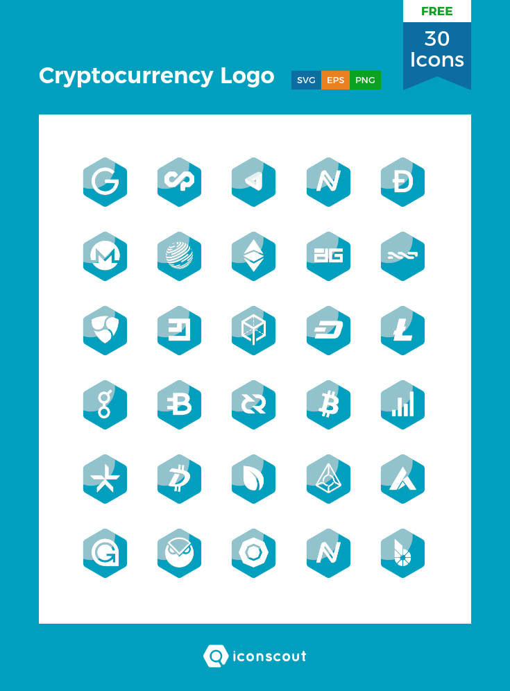 735x996 Cryptocurrency Logo Free Icon Pack