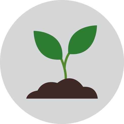 Vector Soil Plant Icon 490x490 Vector Soil Plant Icon