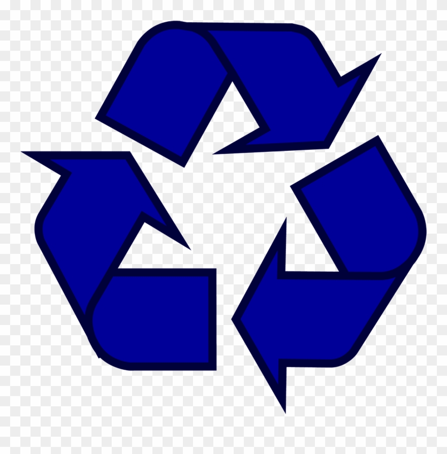 880x894 Recycling Symbol Icon Outline Sol