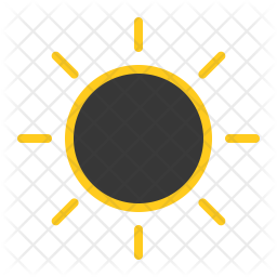 Solar Eclipse Icon Of Flat Style 256x256 Solar Eclipse Icon Of Flat Style