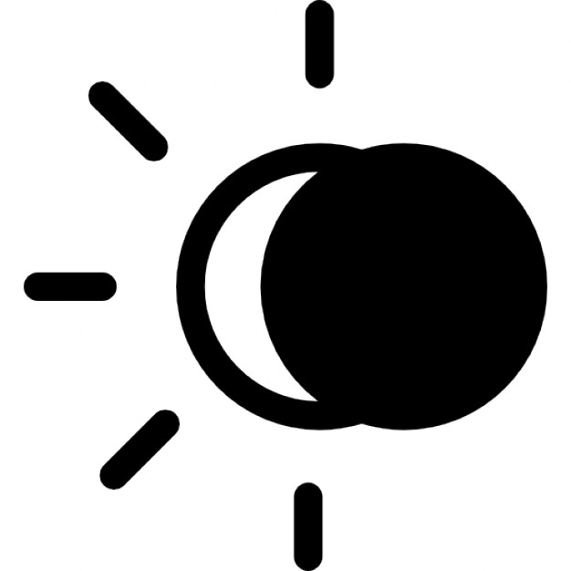 Solar Eclipse Icon at Collection of Solar Eclipse