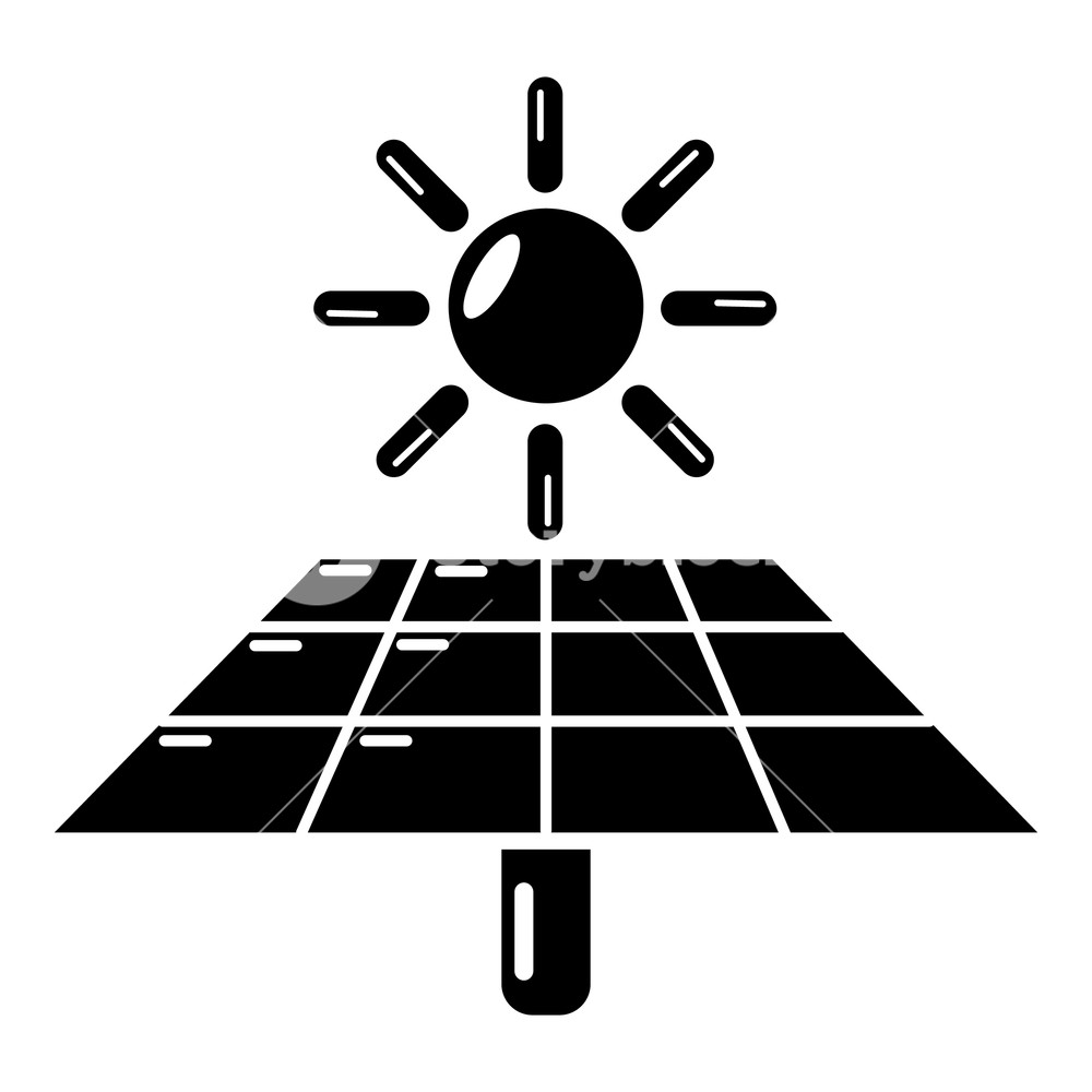 1000x1000 Solar Energy Icon Simple Illustration Of Solar Energy Vector Icon