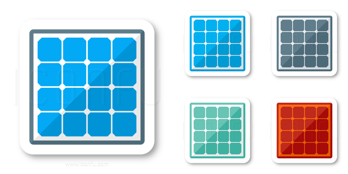 1200x600 Solar Panel Icon