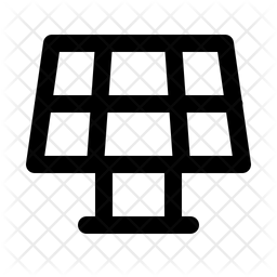256x256 Solar Panel Icon Of Line Style