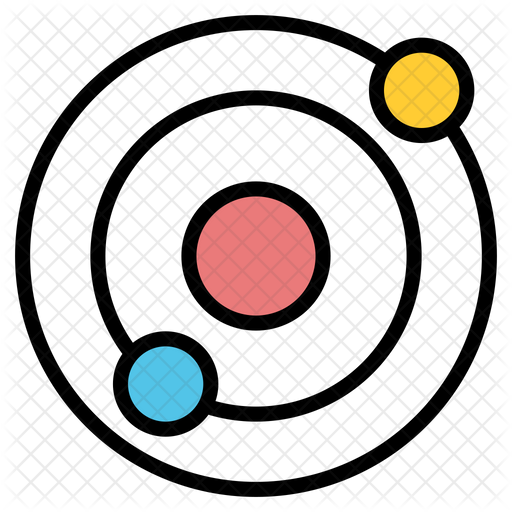 512x512 Solar System Icon Of Colored Outline Style