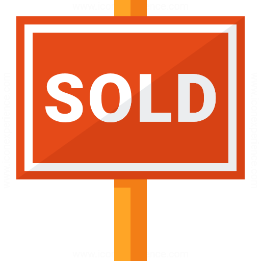 512x512 Iconexperience G Collection Signboard Sold Icon