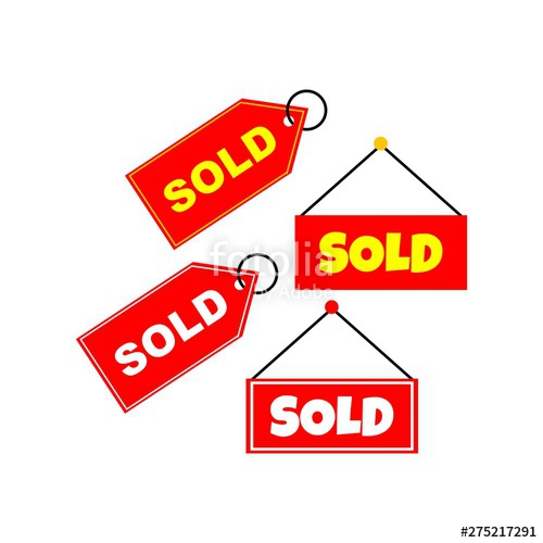 500x500 Sold Out Icon For Your Web Site Design, Logo, App, Ui Hanging
