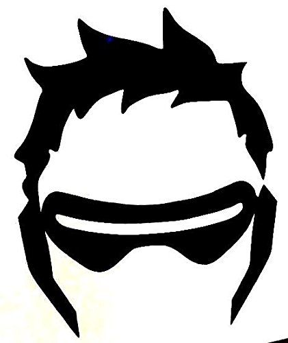 421x500 Overwatch Video Game Soldier Icon Vinyl Stickers