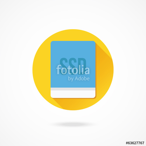 500x500 Vector Solid State Drive Icon Stock Image And Royalty Free Vector