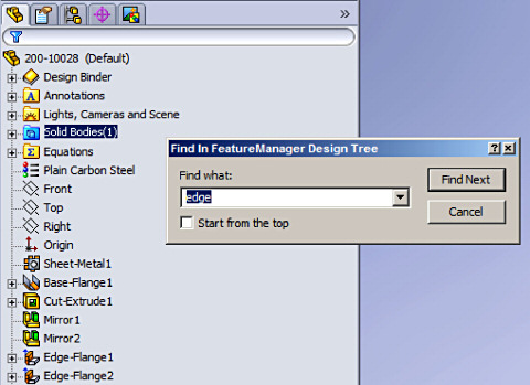 480x349 The Solidworks Featuremanager Design Tree