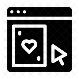 256x256 Solitaire Icon Of Glyph Style