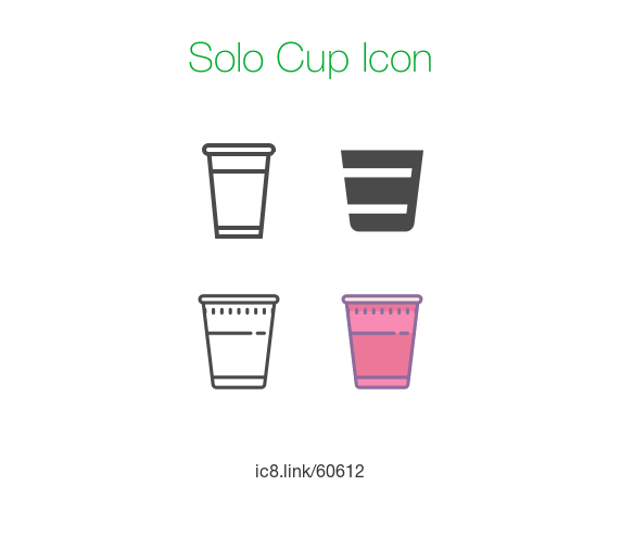 572x495 Solo Cup Icon