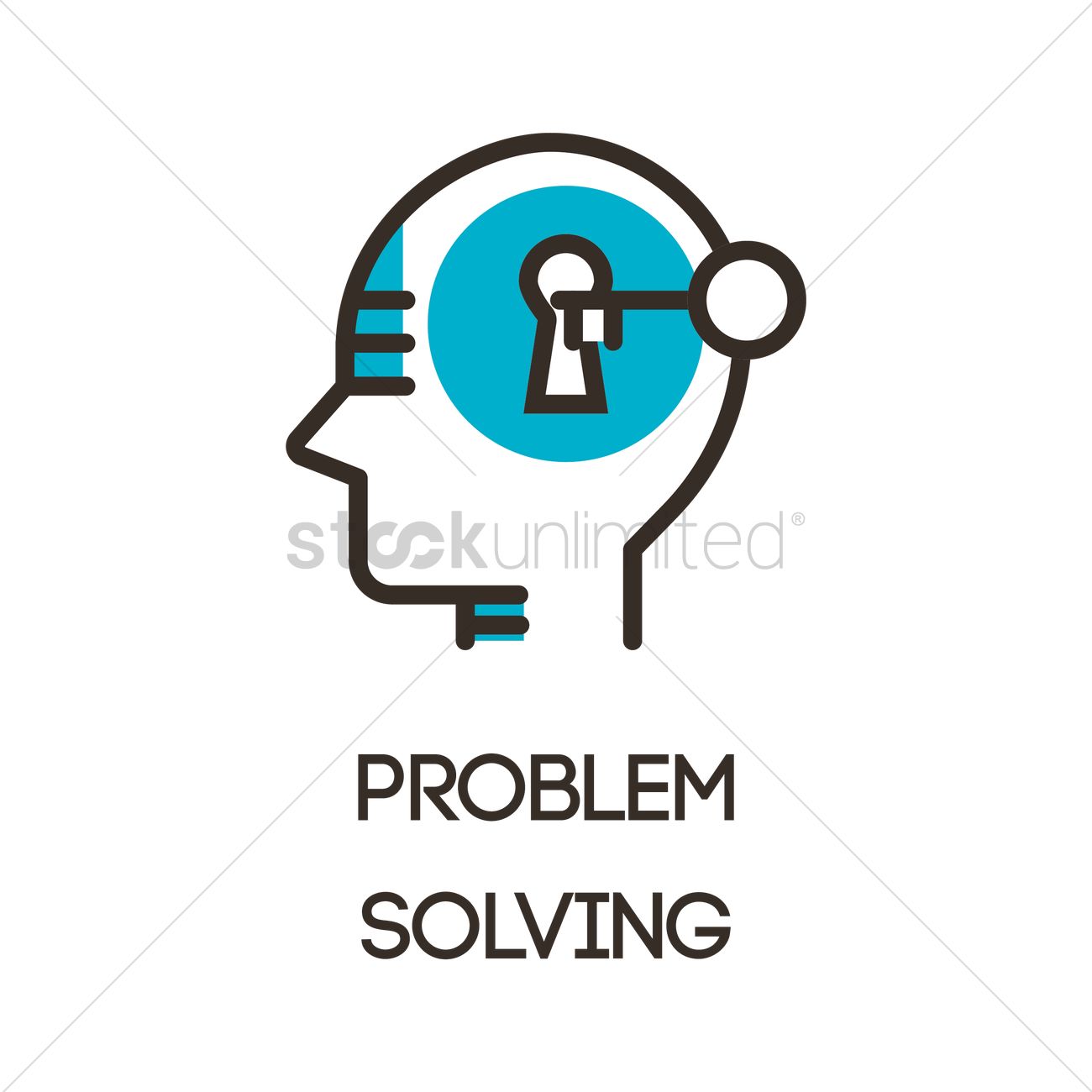 1300x1300 Problem Solving Icon Vector Image