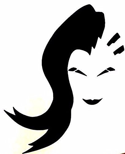 407x500 Overwatch Video Game Sombra Face Icon Vinyl Stickers