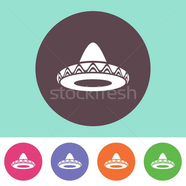 600x600 Vector Sombrero Icon Vector Illustration David Benes
