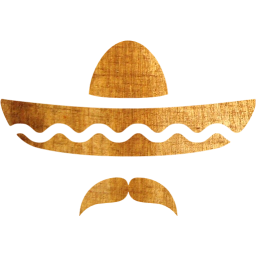 256x256 Light Wood Sombrero Icon