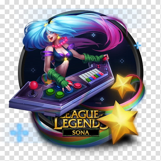 512x512 Lol Icons, League Of Legends Sona Icon Transparent Background Png