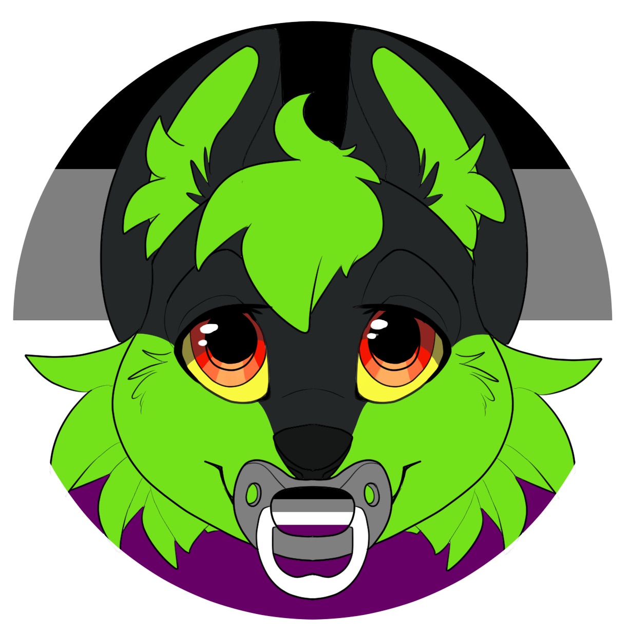 1227x1242 Sonar Asexual Pride Flag Icon