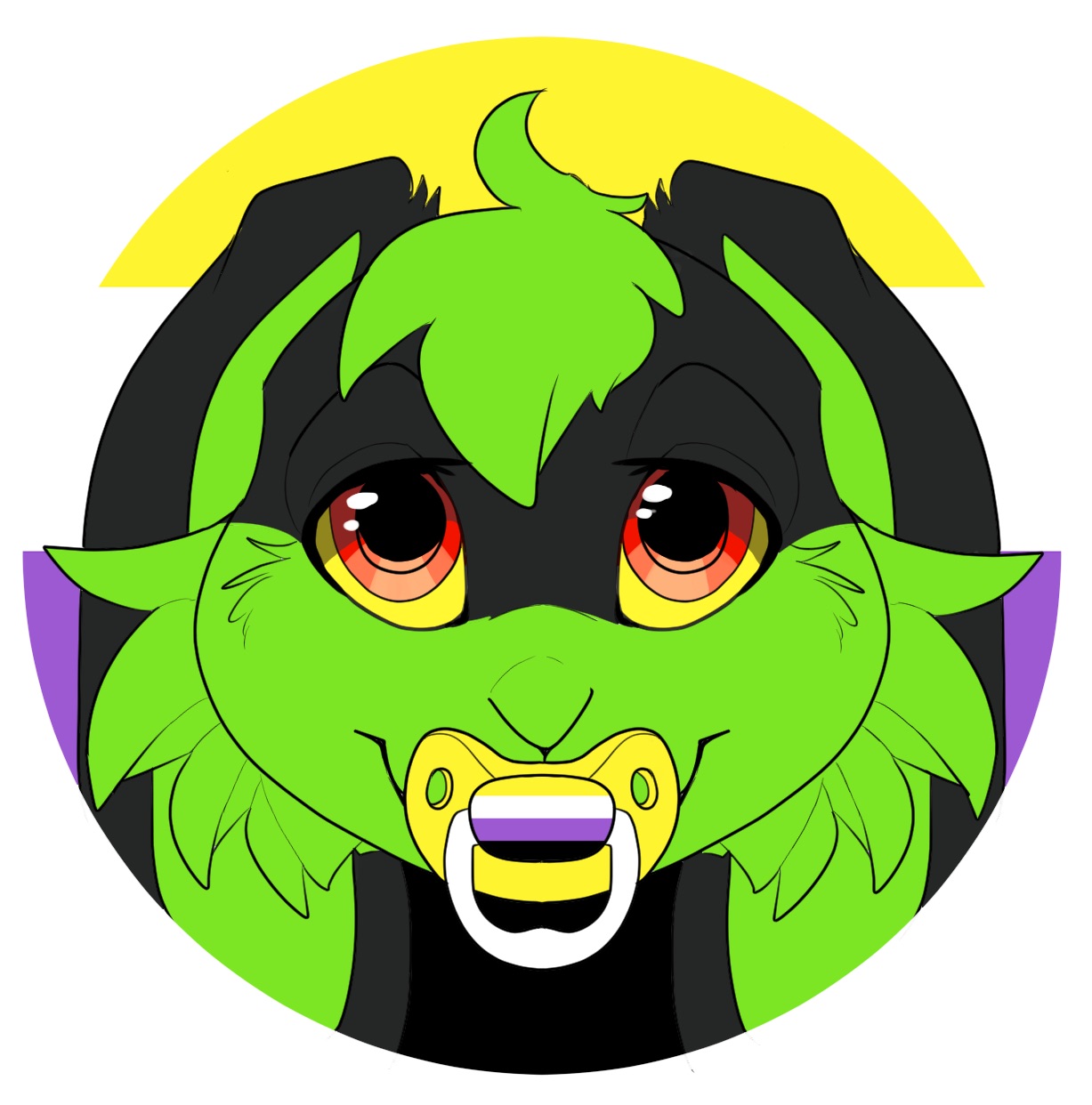 1227x1242 Sonar Nonbinary Pride Flag Icon