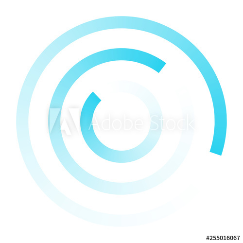 500x500 Sonar Search Icon Isolated Loading System Vector Illustration