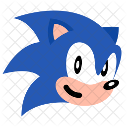 256x256 Sonic Icon Of Flat Style