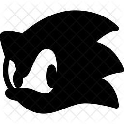 256x256 Sonic Icon Of Glyph Style