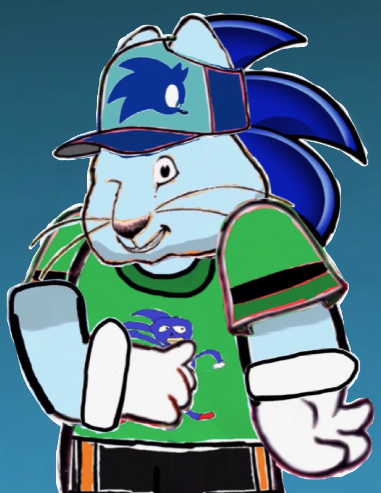 1333x1725 Sonic Fan The Hedgehog Icon Poster Max Ruby