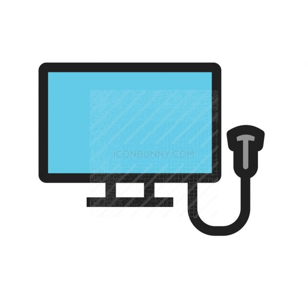 600x600 Ultrasound Line Filled Icon