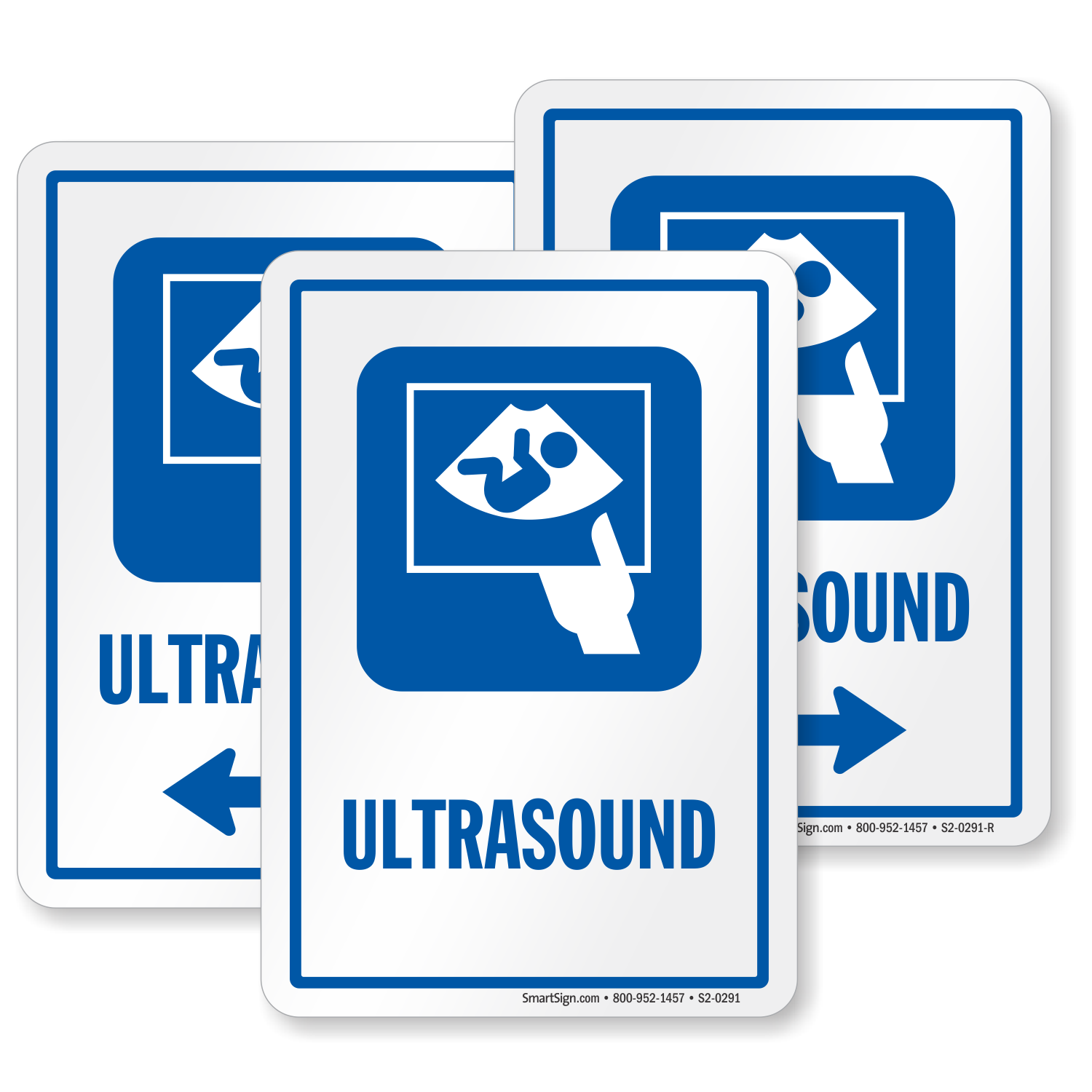 1500x1500 Ultrasound Sign For Hospitals, Sku