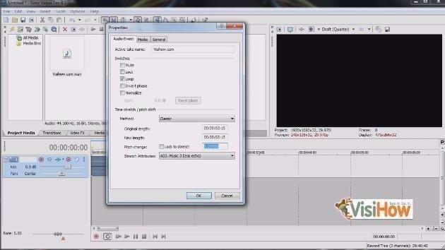 Pitch Audio In Sony Vegas Pro 630x354 Pitch Audio In Sony Vegas Pro
