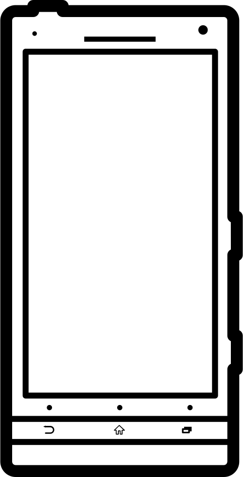 500x980 Mobile Phone Popular Model Sony Xperia Png Icon Free