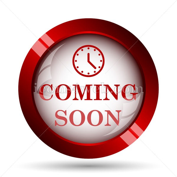 600x600 Coming Soon Website Icon High Quality Web Button