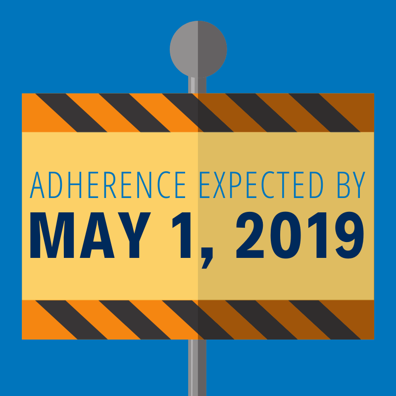 800x800 Expected Adherence To New Revised Procedures Outlined