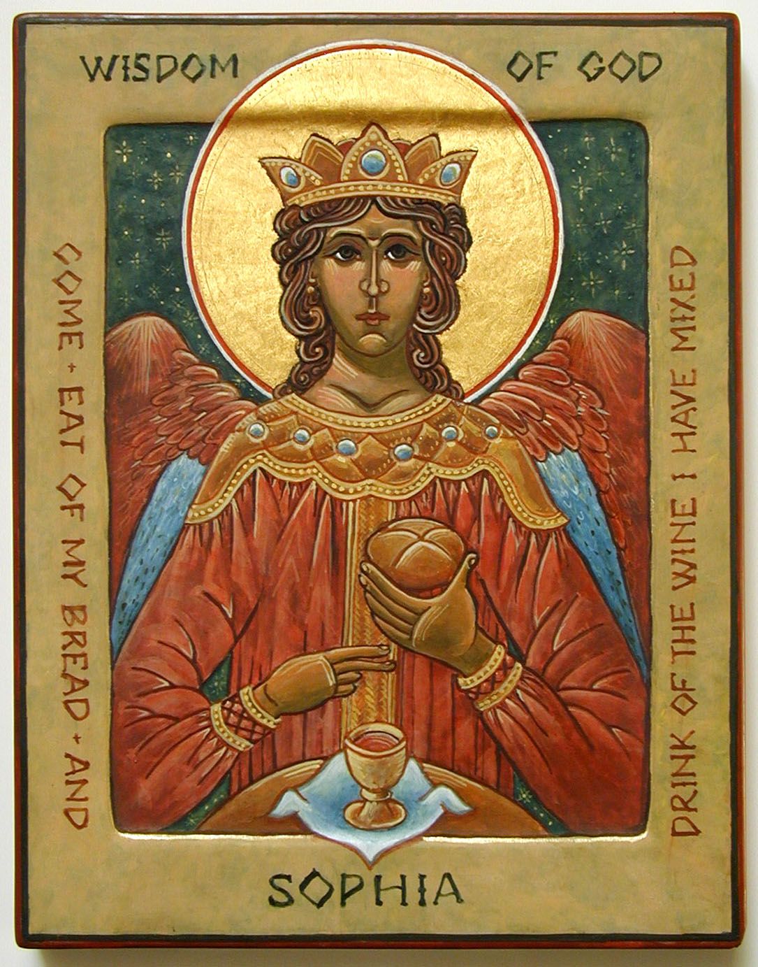 1085x1383 Icon Of Sophia The Wisdom Of God