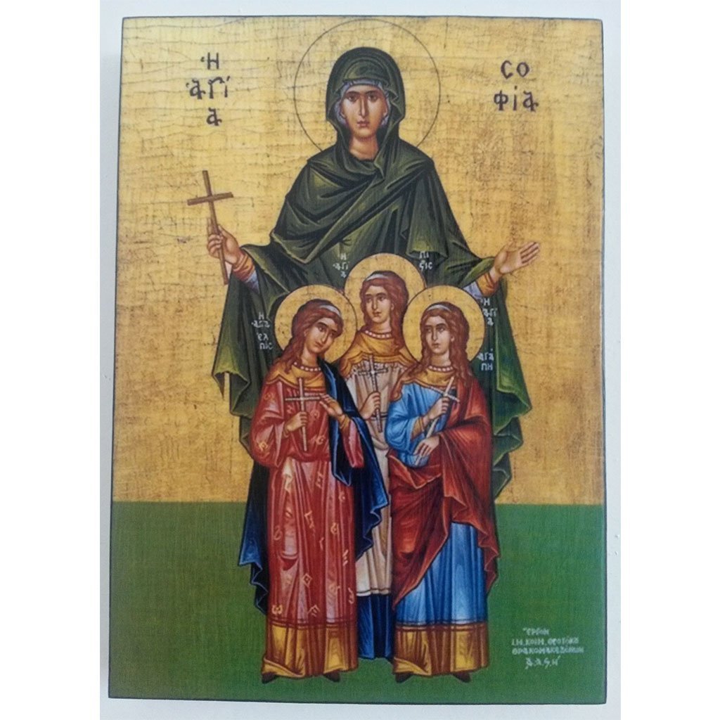 1024x1024 Saint Sophia, Orthodox Christian Icon