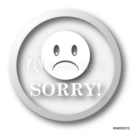 500x500 Sorry Icon
