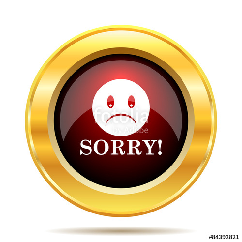 500x500 Sorry Icon Stock Photo And Royalty Free Images